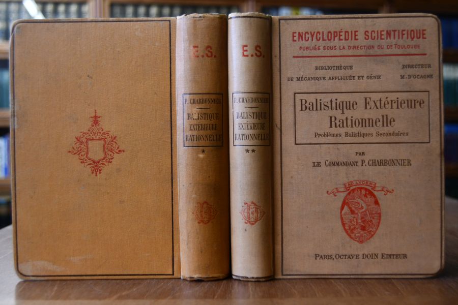 Balistique Exterieure Rationelle. 2 Bde. (komplett) 1. Probleme Balistique Principal, 2. Problemes Balistiques Secondaires.
