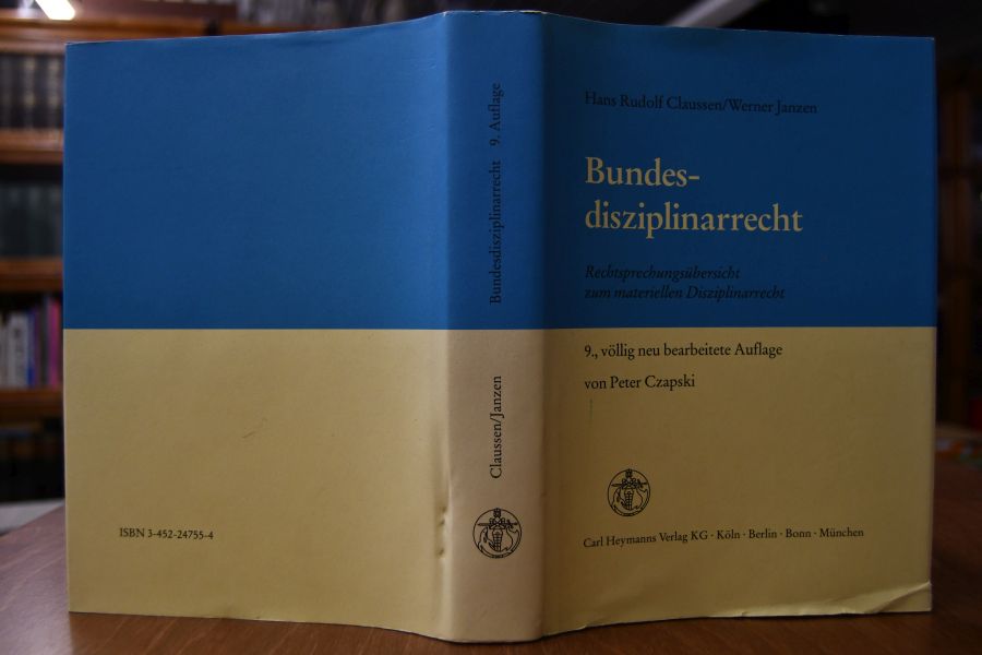 Bundesdisziplinarrecht Rechtsprechungsübersicht zum materiellen Disziplinarrecht.