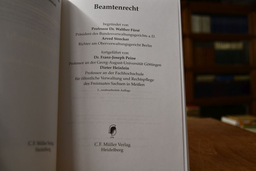 Beamtenrecht.