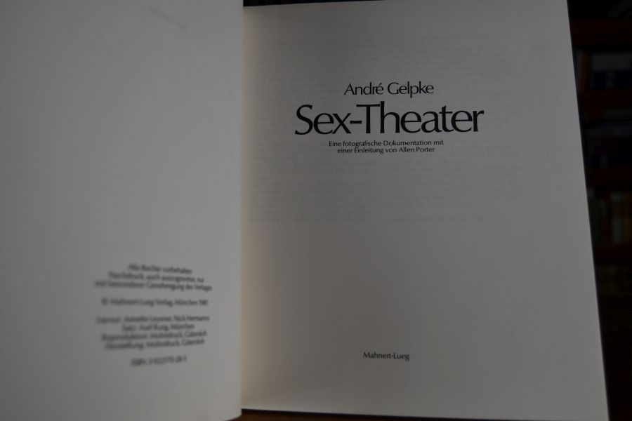 Sex-Theater. Eine fotografische Dokumentation.