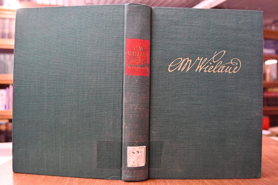 Wielands Briefwechsel. Zweiter Band (apart) Anmerkungen zu Band 1 (Briefe vom 1.6.1750 - 2.6.1760).
