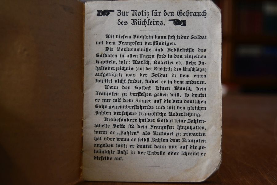 Das deutsche Heer in Frankreich. Ein Sprachführer für den deutschen Soldaten.