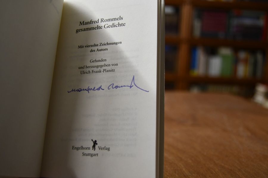 Manfred Rommels gesammelte Gedichte.