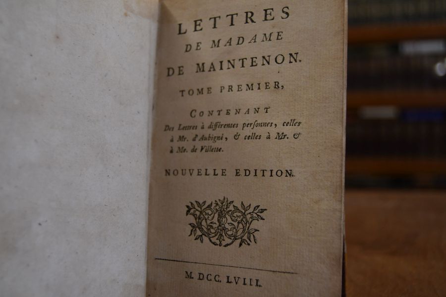 Lettres de Madame de Maintenon. Tome premier + second (apart).