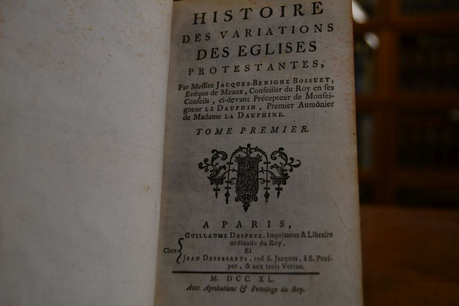 Histoire des Variations des Eglises Protestantes. Tome 1 + 2 (von 4).