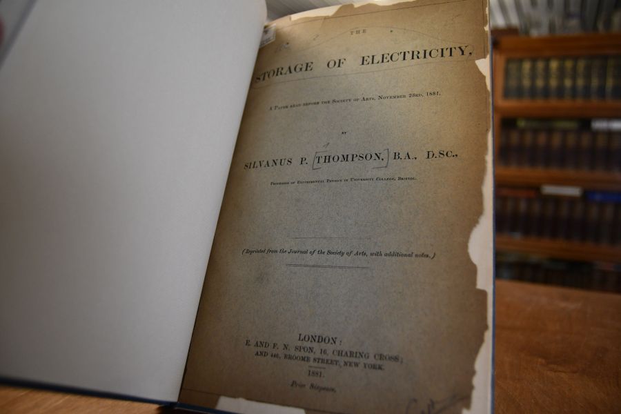 The Storage of Electricity. a Paper Read Before the Society of Arts, November 23rd, 1881.