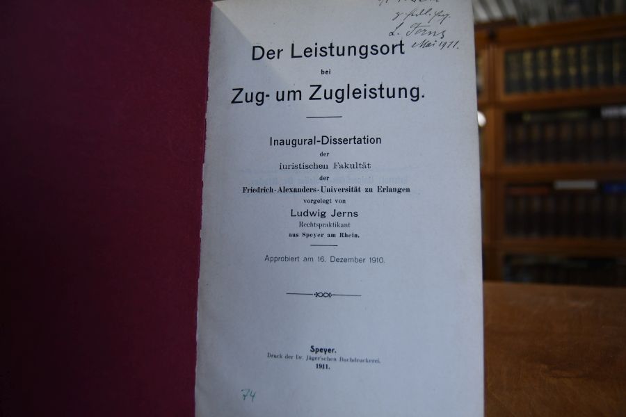 Der Leistungsort bei Zug- um Zugleistung.