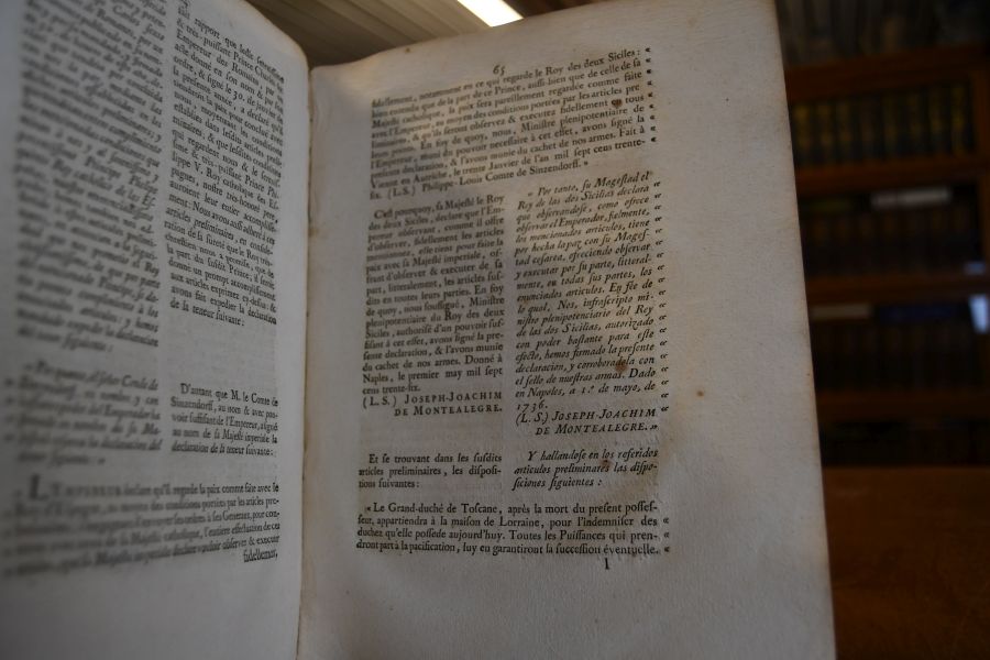 Traité De Paix Entre Le Roy, L`Empereur Et L`Empire Conclu À Vienne, Le 18 Novembre 1738.