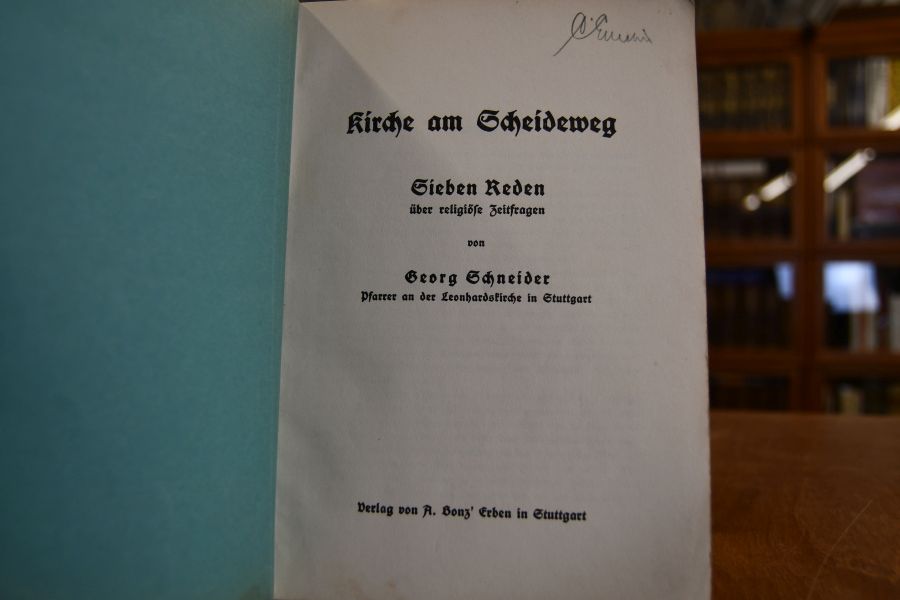 Kirche am Scheideweg. Sieben Reden über religiöse Zeitfragen.