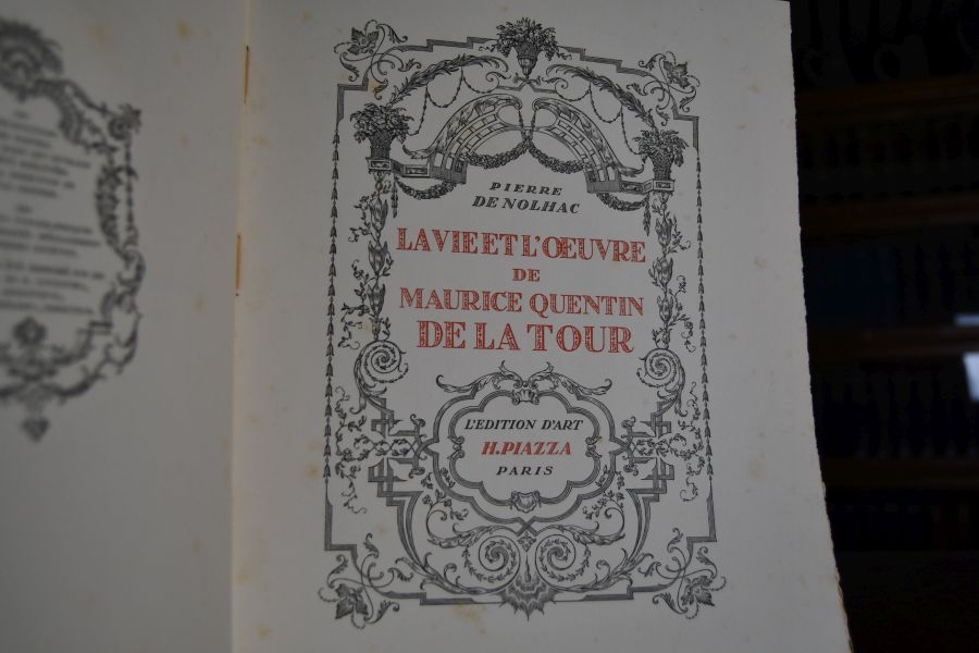 La vie et l`oeuvre de Maurice Quentin de la Tour.