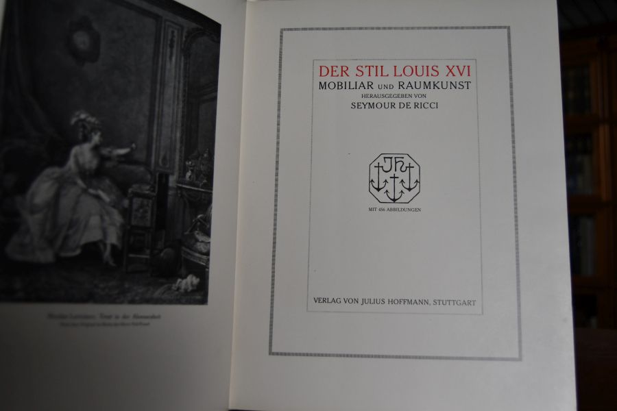 Der Stil Louis XVI. Mobiliar und Raumkunst.