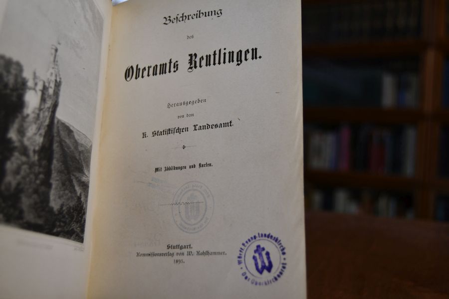 Beschreibung des Oberamts Reutlingen.