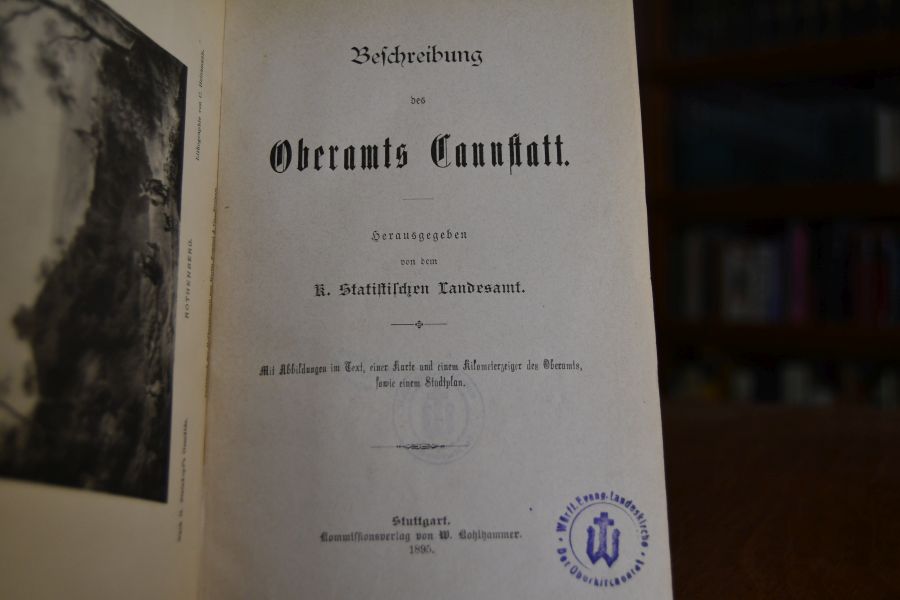 Beschreibung des Oberamts Cannstatt.