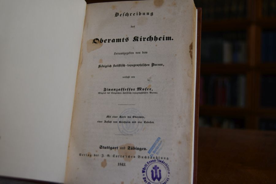 Beschreibung des Oberamts Kirchheim.