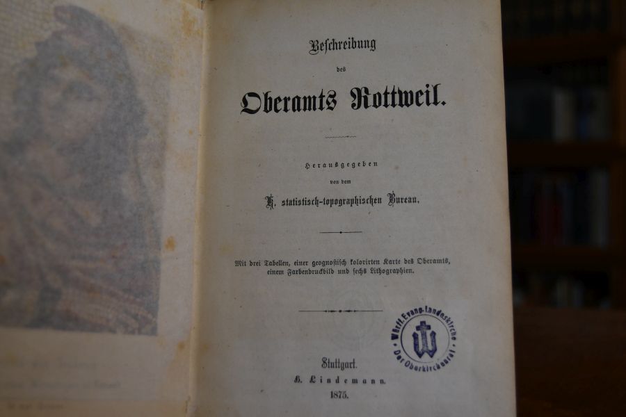 Beschreibung des Oberamts Rottweil.
