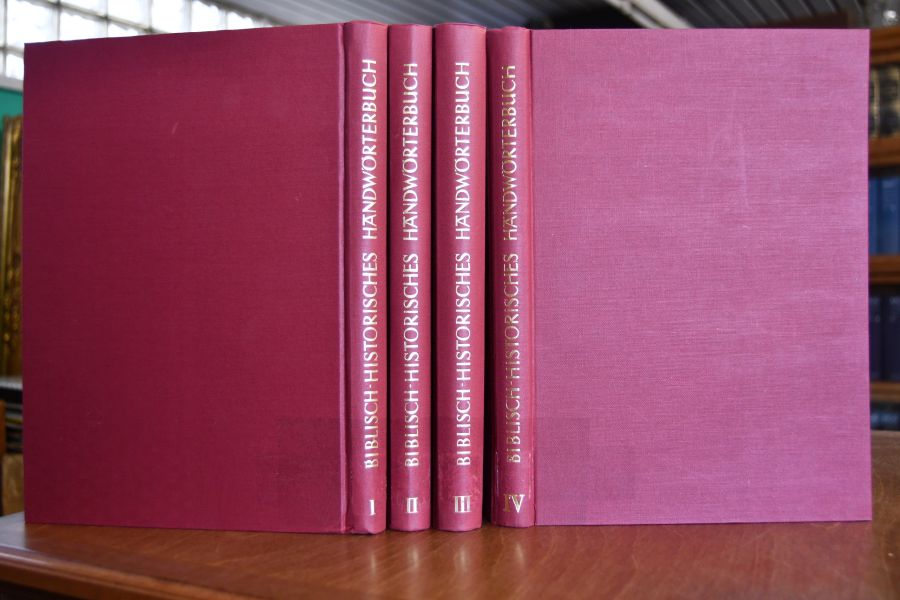 Biblisch-historisches Handwörterbuch. Landeskunde, Geschichte, Religion, Kultur, Literatur. 4 Bde. (komplett).