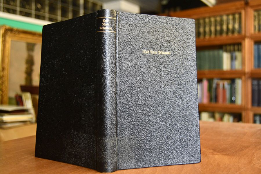 Das Neue Testament unseres Herrn und Heilandes Jesus Christus. In einem erneuerten Luthertext bearbeitet von Theodor Schlatter.