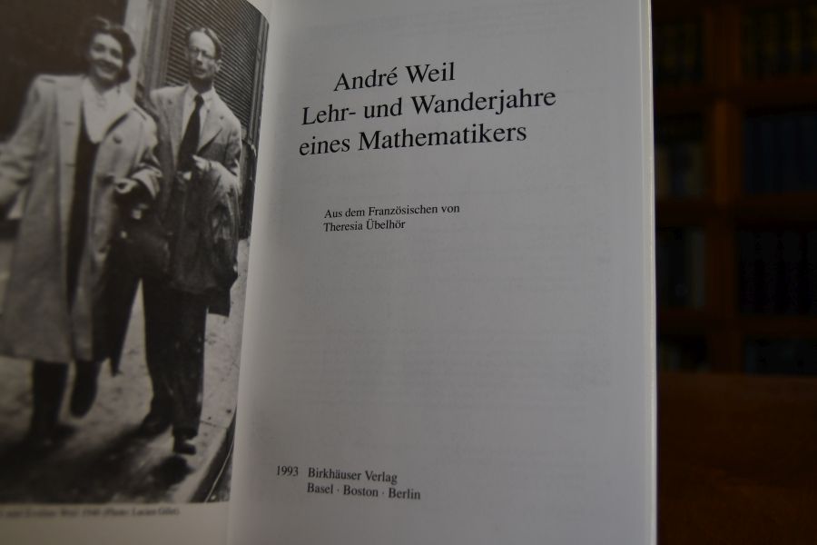 Lehr- und Wanderjahre eines Mathematikers.