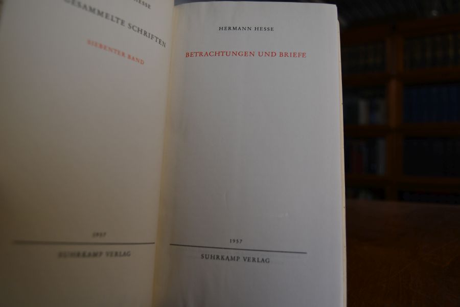 Gesammelte Schriften. 7 Bde. (komplett).
