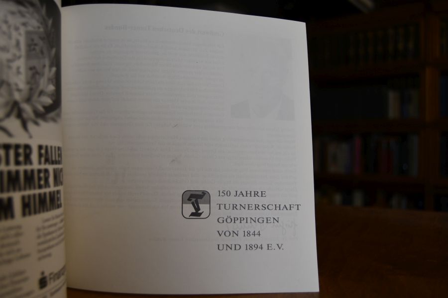 150 Jahre Turnerschaft Göppingen von 1844 und 1894 e.V.