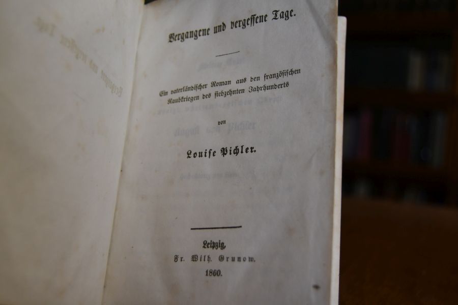 Vergangene und vergessene Tage. Ein vaterländischer Roman aus den französischen Raubkriegen des siebzehnten Jahrhunderts.