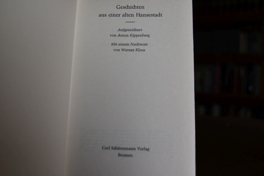 Geschichten aus einer alten Hansestadt.