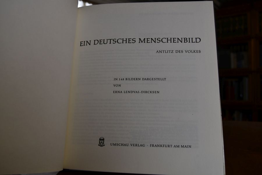 Ein deutsches Menschenbild. Antlitz des Volkes.