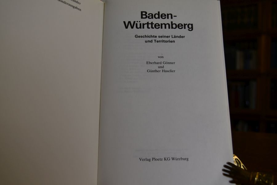 Baden-Württemberg. Geschichte seiner Länder und Territorien.