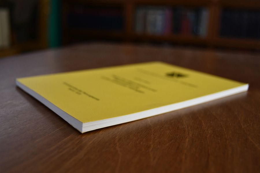 Fragen der Organisation und Rationalisierung an der Universität Tübingen.