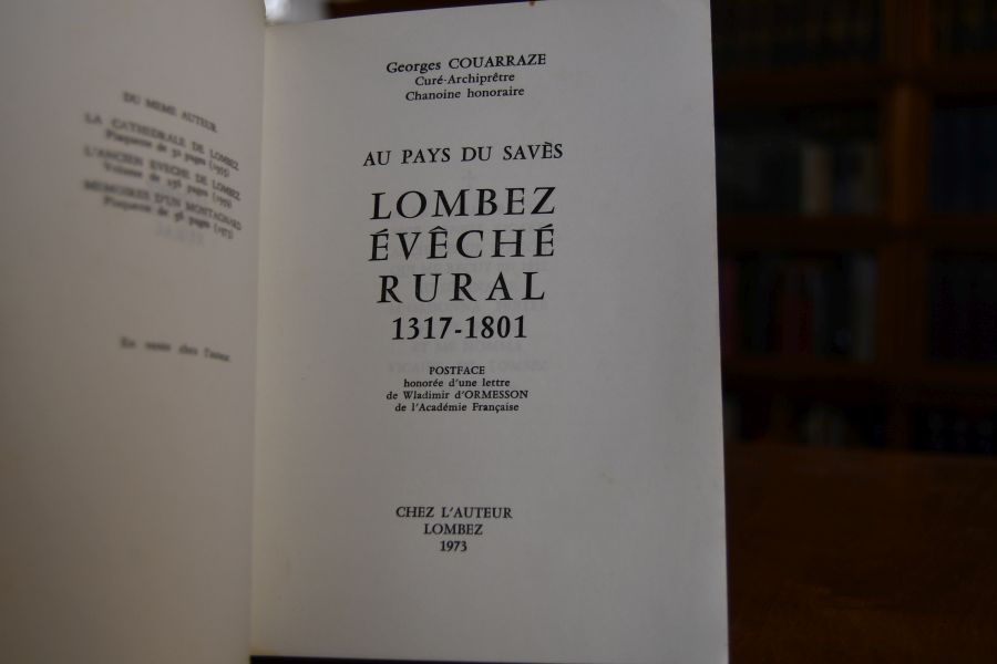 Au Pays du Saves. Lombez Eveche rural 1317-1801.