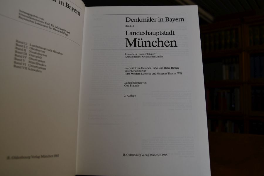 Denkmäler in Bayern. Bd. 1.1 Landeshauptstadt München (apart)