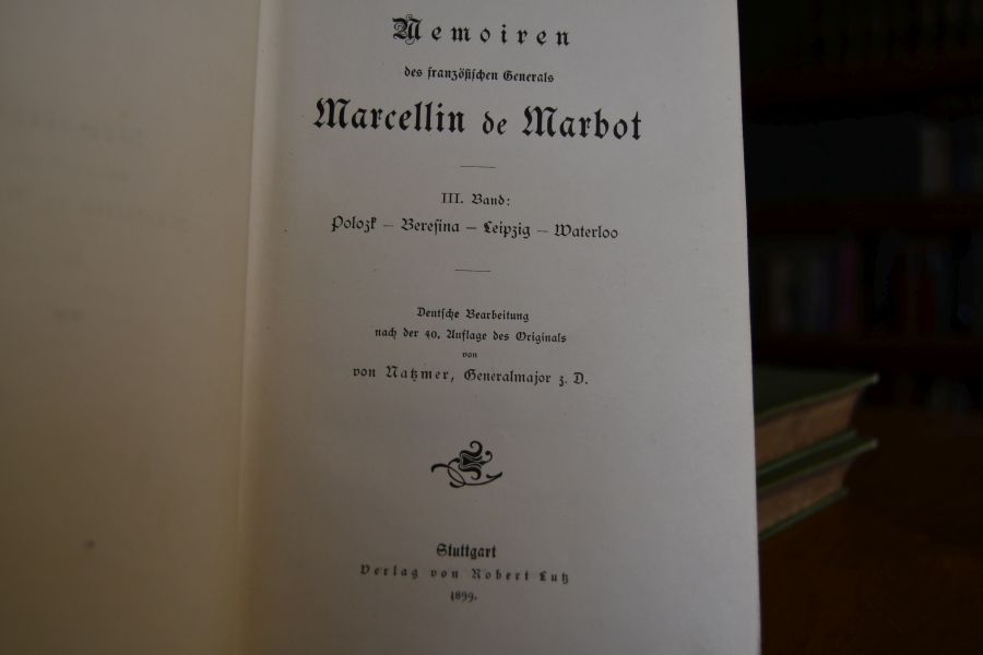 Memoiren des französischen Generals Marcellin de Marbot. 3 Bände (komplett).