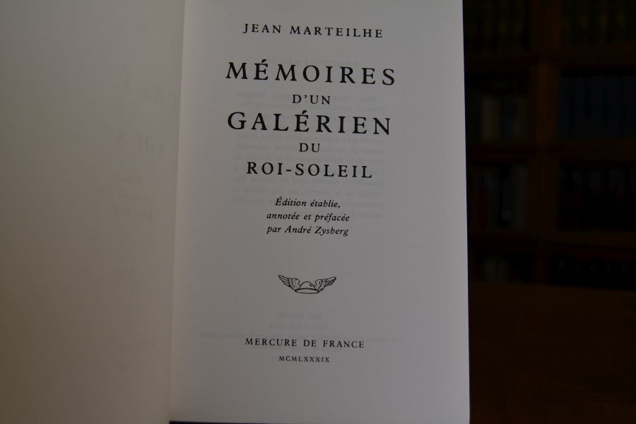Memoires d`un Galerien du Roi-Soleil.