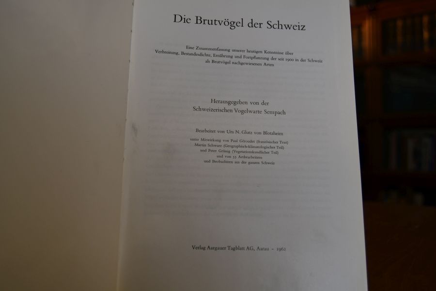 Die Brutvögel der Schweiz.