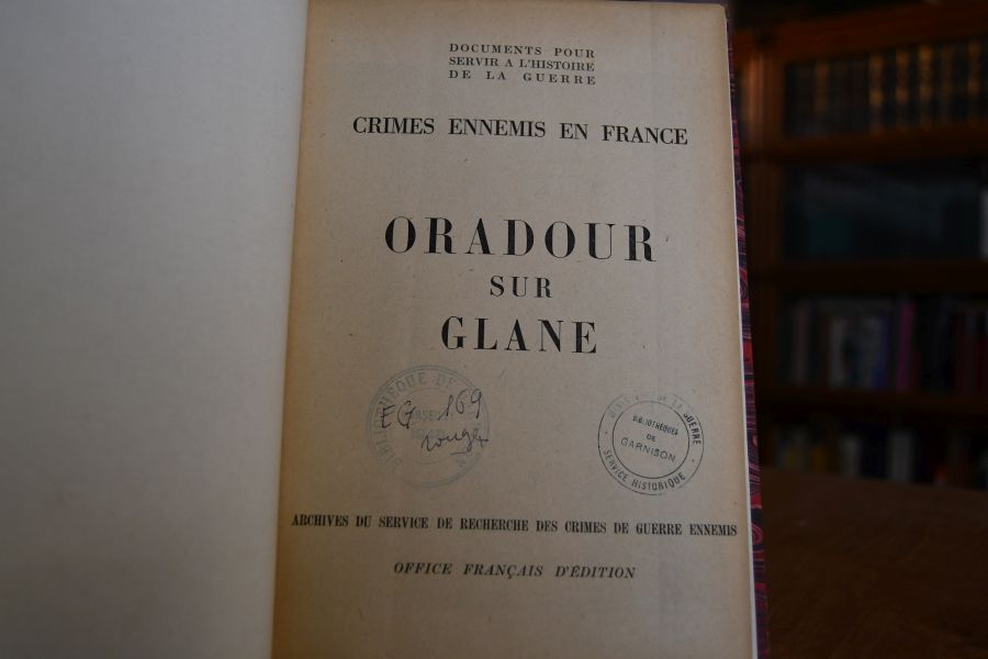 Crimes Ennemis en France. Oradour sur Glane.