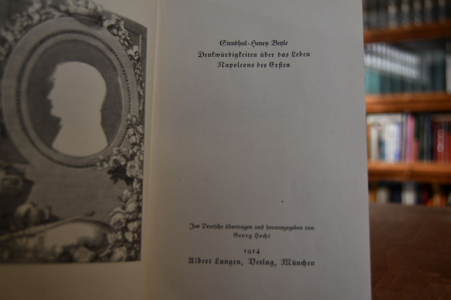 Denkwürdigkeiten über das Leben Napoleons des Ersten.
