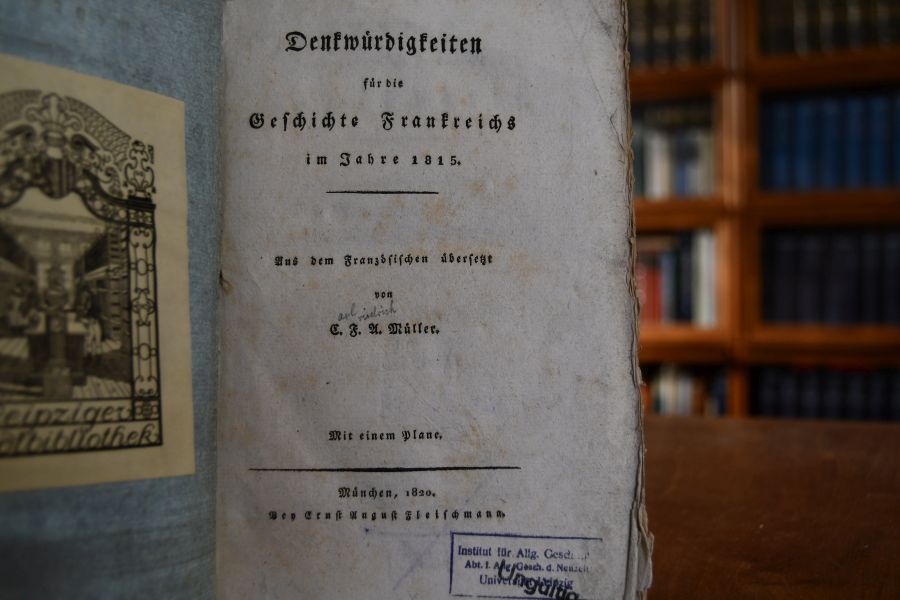 Zweyte von St. Helena gekommene Handschrift. Denkwürdigkeiten für die Geschichte Frankreichs im Jahre 1815.