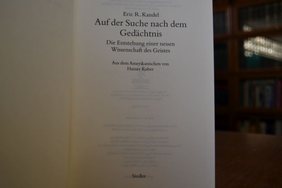 Auf der Suche nach dem Gedächtnis. Die Entstehung einer neuen Wissenschaft des Geistes.