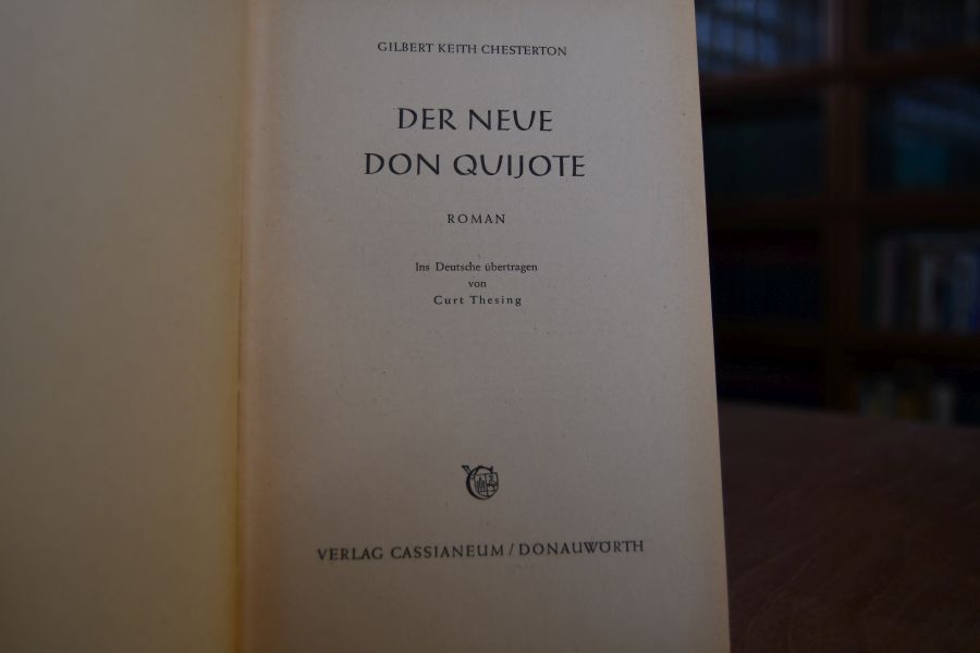 Der Neue Don Quijote. Roman.