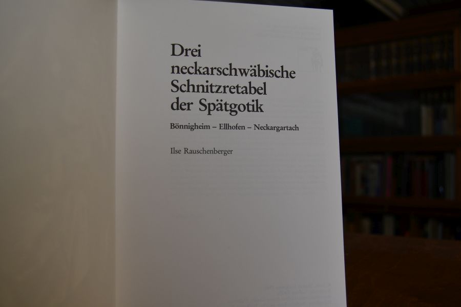 Drei neckarschwäbische Schnitzretabel der Spätgotik. Bönnigheim, Ellhofen, Neckargartach.