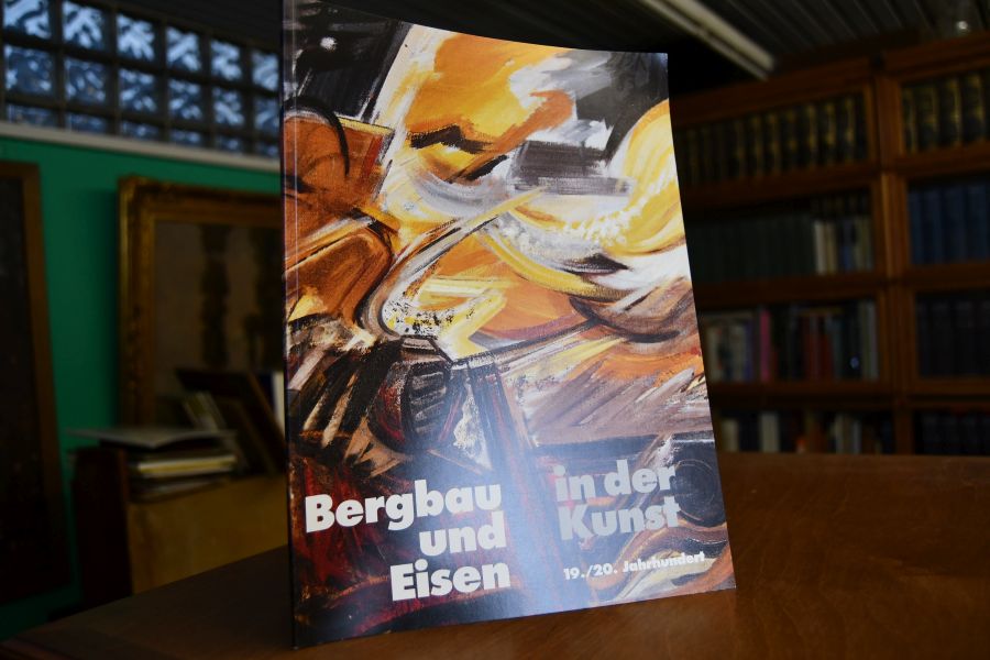 Bergbau und Eisen in der Kunst. 19.-20. Jahrhundert. Malerei, Grafik, Fotokunst. Rathaus Aalen 14. Juni - 14. Juli 1991.