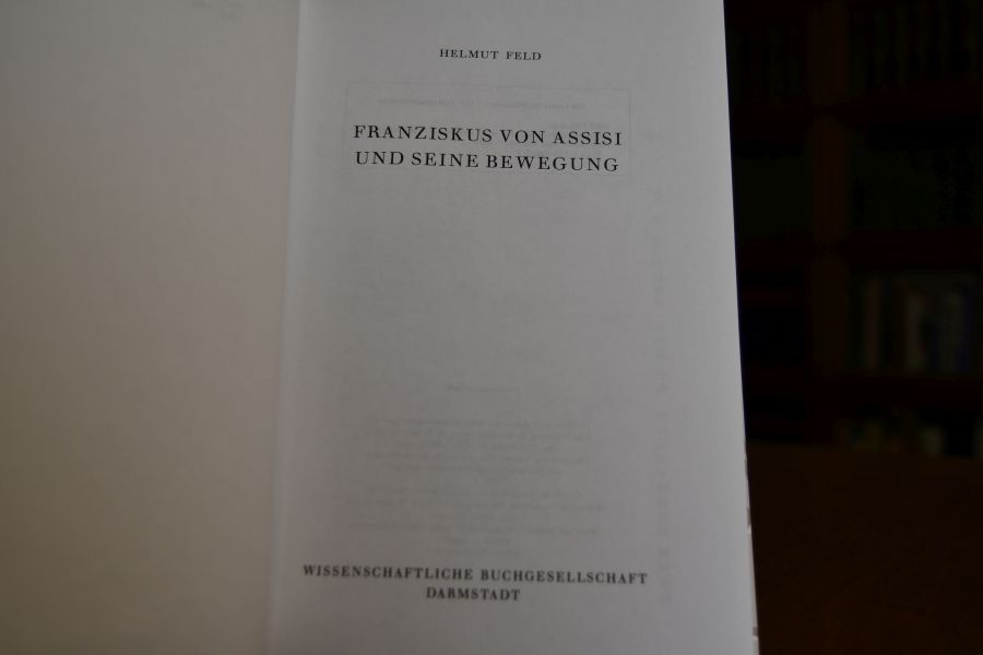 Franziskus von Assisi und seine Bewegung.