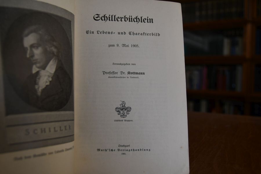 Schillerbüchlein. Ein Lebens- und Charakterbild zum 9. Mai 1905.