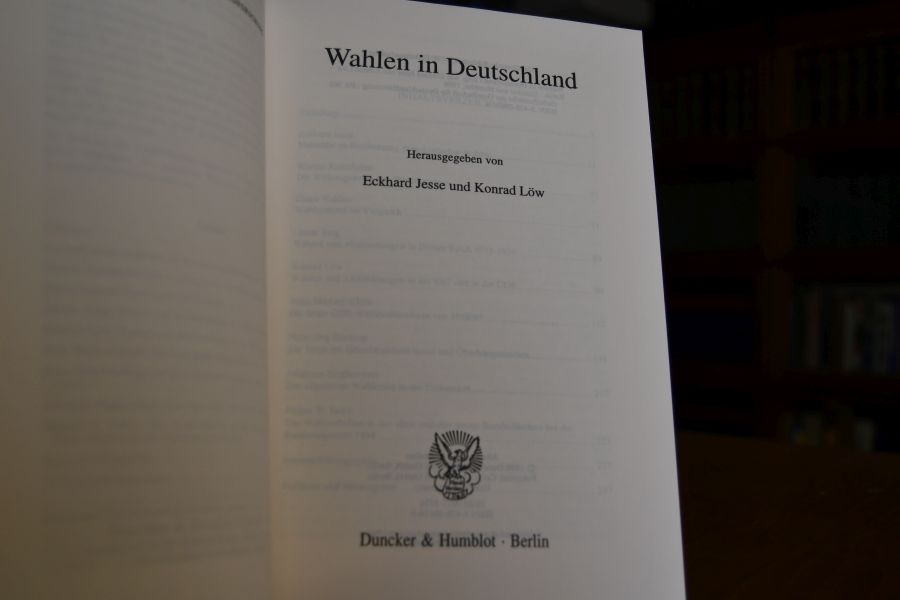 Wahlen in Deutschland.
