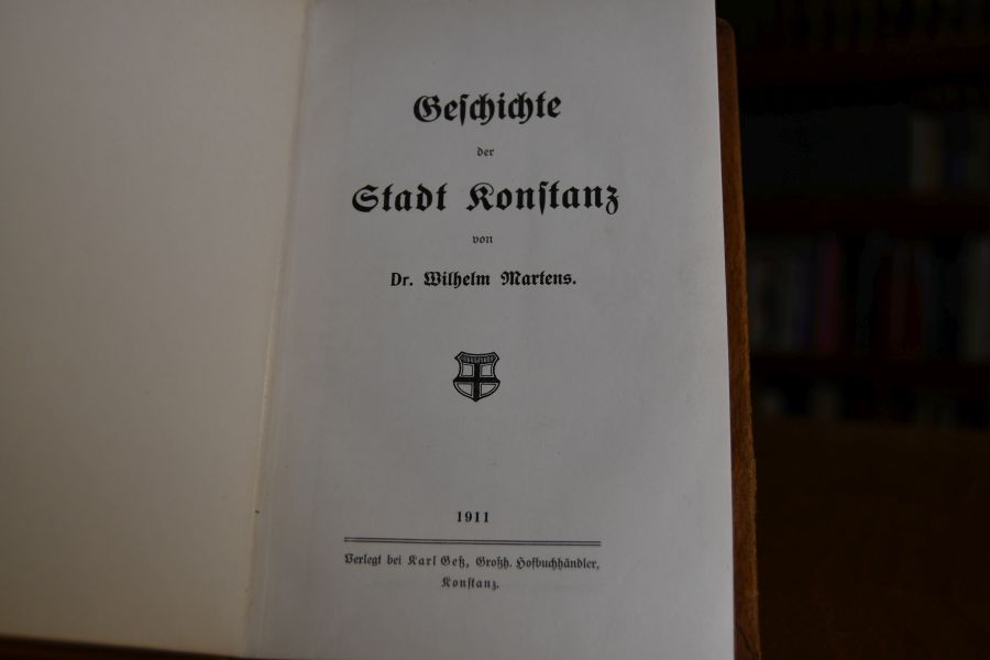 Geschichte der Stadt Konstanz.