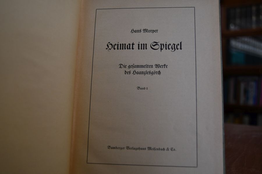 Heimat im Spiegel. Die gesammelten Werke des Haanzlesgörch Band 1.