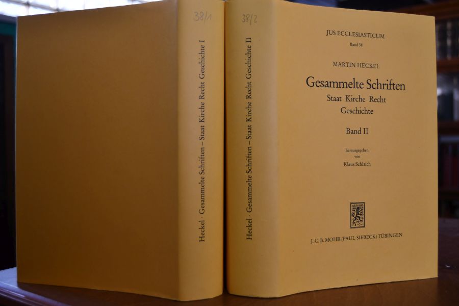 Gesammelte Schriften. Staat, Kirche, Recht, Geschichte. Bd. 1+2.
