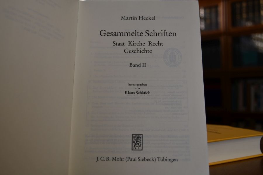 Gesammelte Schriften. Staat, Kirche, Recht, Geschichte. Bd. 1+2.