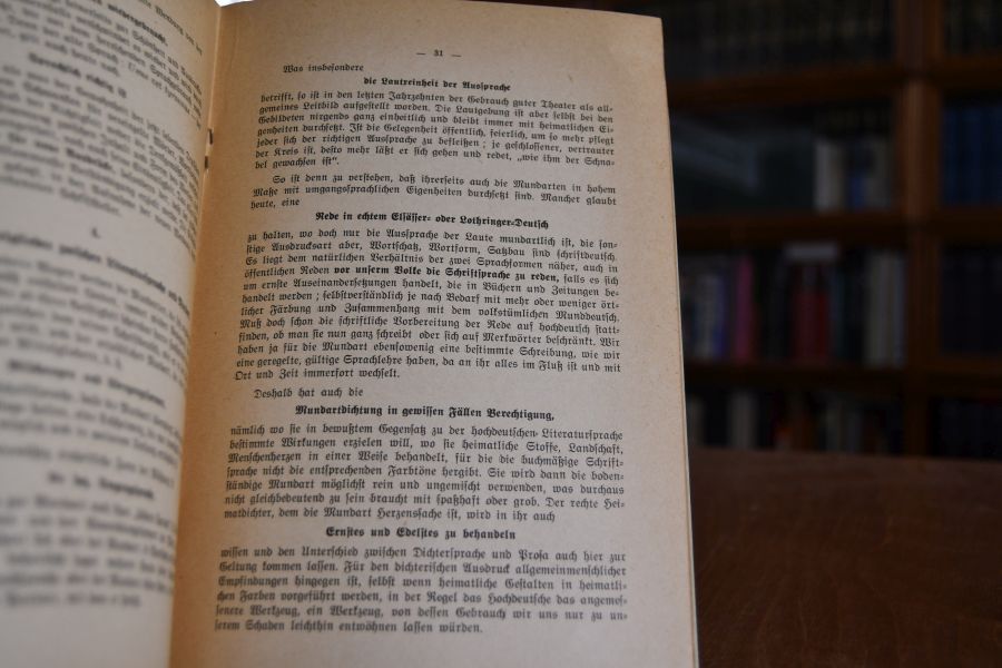 Die Muttersprache das erste und vornehmste Werkzeug unserer Geistesbildung.