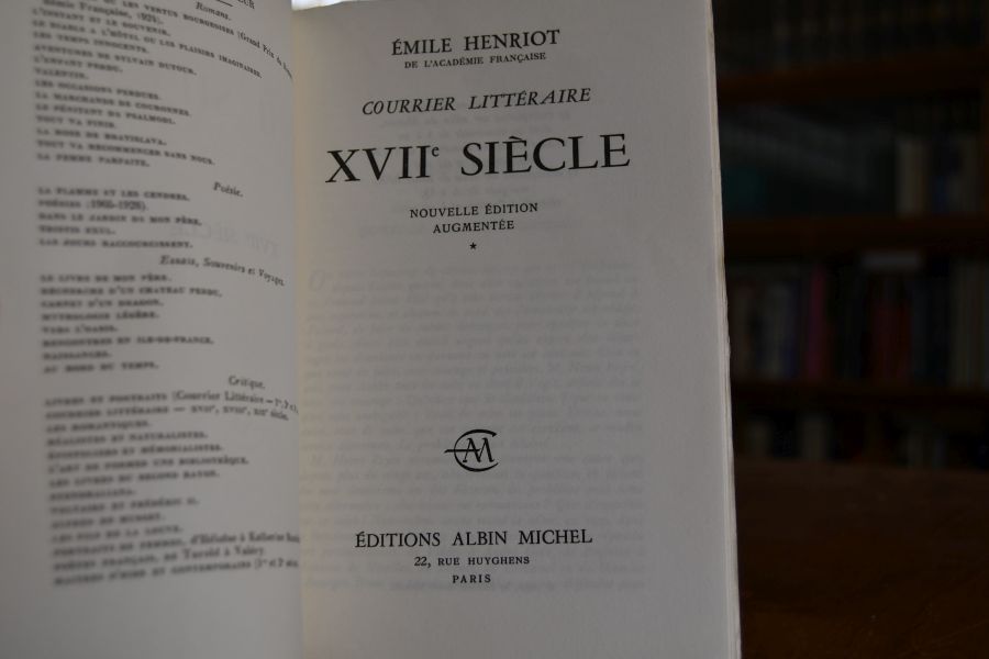 Courrier litteraire XVIIe Siecle. Bd. 1 + 2.